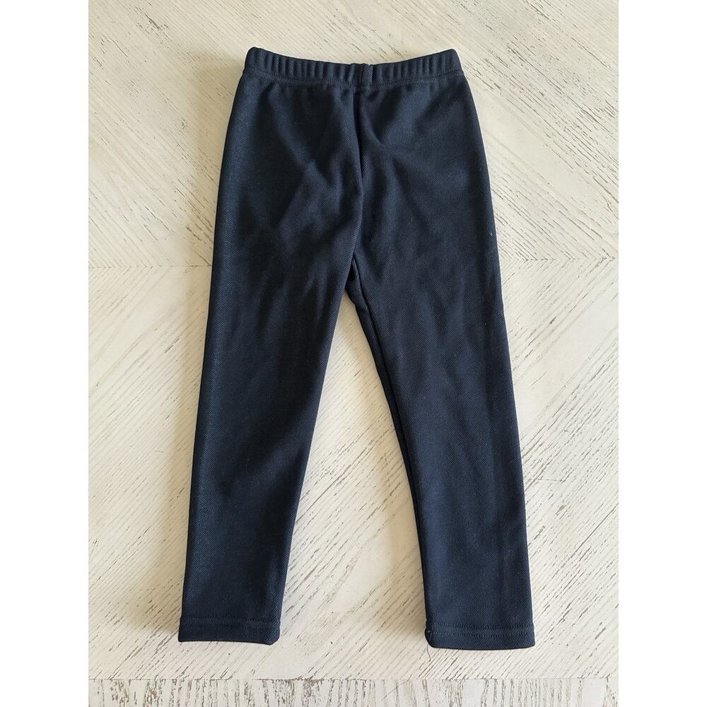 IRELIA Girls 95% Cotton Fleece lined Warm Leggings Stretchy for Winter Sz 4-5 T